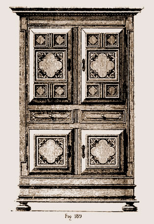 Armoire à porte pleine pour cabinet de travail