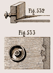 Bouton saillant et bouton à cuvette