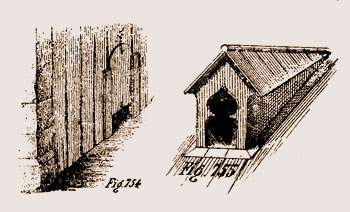 Chatière et oeil de boeuf d'aérage