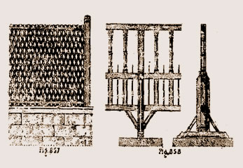 Cloture sur mur et cloture mobile d'église