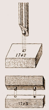 Goujon ou tenon
