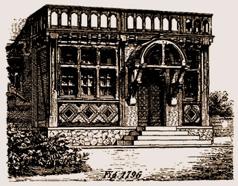 Guitare entrée de villa