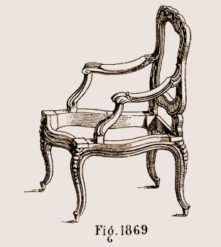 Fauteuil Louis XV à joue ouverte