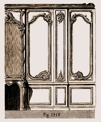 Lambris de hauteur Louis XV