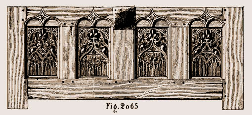 Façade de bahut de l'époque de Charles VIII