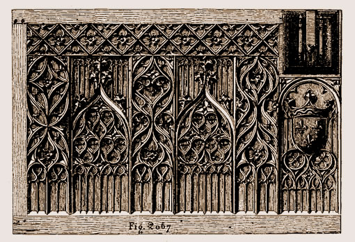 Panneau de bahut