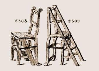 Chaise marchepied