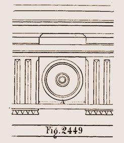 Métope orné d'une patère