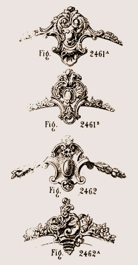 Milieux de buffet Henri II, Louis XV et Louis XVI