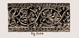 Moulure XIIe siècle. Portails des Eglises de Moissac et de Saint-Denis.