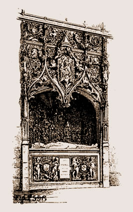 Niche du Tombeau de Raoul de Lannoy à Folleville