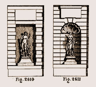 Niche rustique et toscane