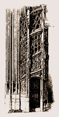 Escalier de l'orgue de Saint Maclou à Rouen