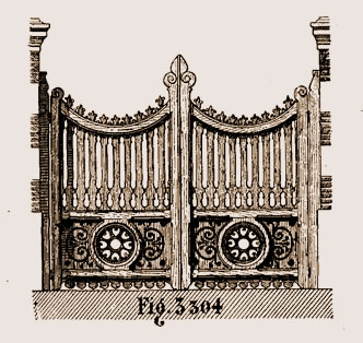 Porte à claire voie