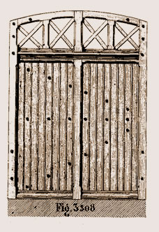 Porte de remise