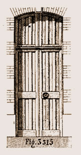 Porte d'écurie à deux vantaux