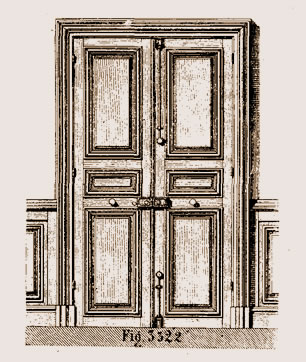 Porte de salle a manger