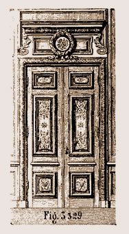Porte de salon, époque Louis XIV