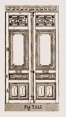 Porte cochère à deux vantaux