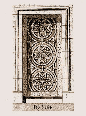 Porte cochère, à clous, à un vantail