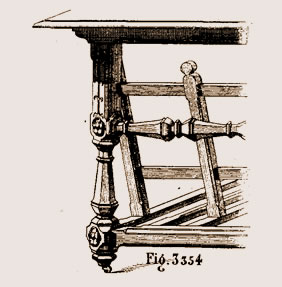 table porte-cartons