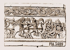 Frise romane de la cathédrale d'Angoulême