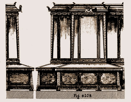Vitrine du pavillon du Mexique