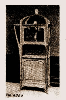 Vitrine art nouveau MM. Ch. Plumet et Tony Selmersheim