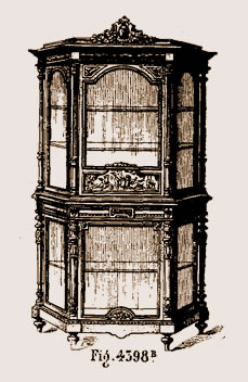 Vitrine Louis XVI